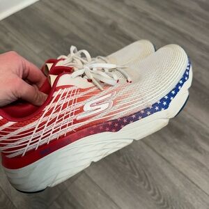 Skechers Red and Blue Athletic Shoes